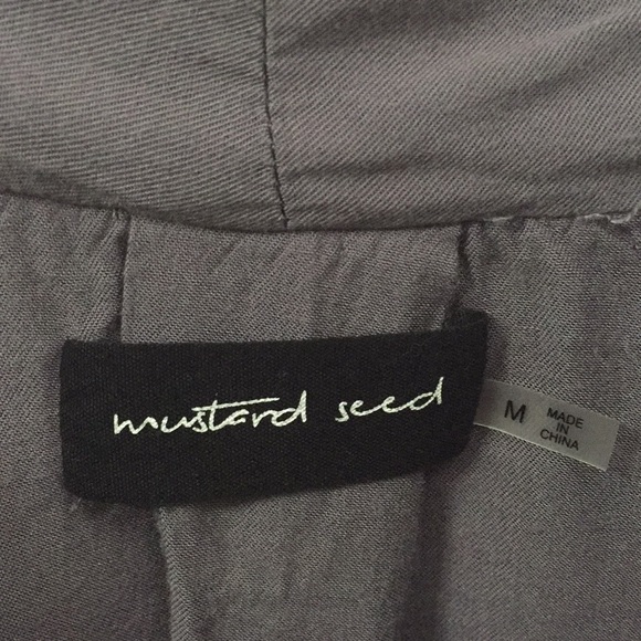 Mustard Seed Grey Long Sleeve - Picture 3 of 4